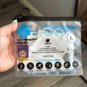 Sun Protection Glove - white. SPF 50+